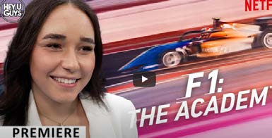 HeyUGuys – F1: The Academy – Aiva Anagnostiadis Red Carpet Premiere Interview | Netflix | Formula 1 | F1