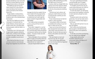 The Drive that made Anagnostiadis’ Breakthrough Possible