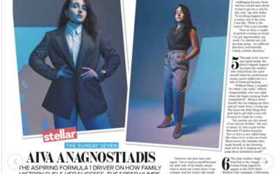 Herald Sun – Stellar Magazine – F1 Academy star Aiva Anagnostiadis on family’s Italy move